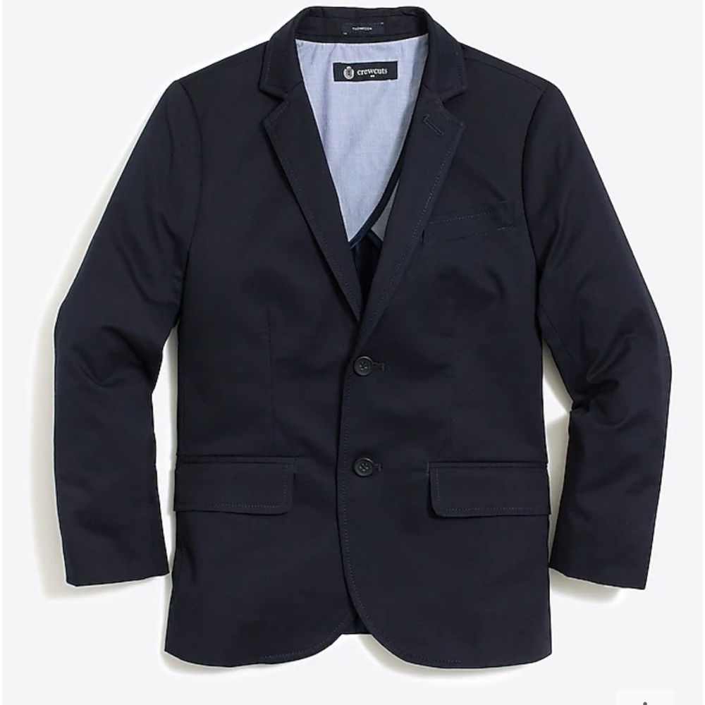 J Crew Boys Thompson Navy Suit Jacket